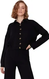 trendyol-czarny-sweter-damski-z-guzikami-i-kolnierzykiem-s-6fa
