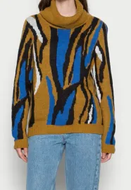 ichi-sweter-dzianinowy-z-golfem-w-wzory-niebiesko-brazowy-m-6fa