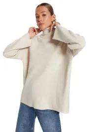 trendyol-sweter-damski-bezowy-golf-luzny-bez-dodatkow-m-5ea