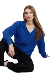 trendyol-sweter-damski-niebieski-wzor-kratka-dekolt-v-s-5ea