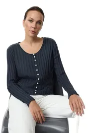 trendyol-sweter-damski-rozpinany-prazkowany-z-guzikami-czarny-s-5ea
