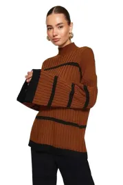 trendyol-sweter-damski-z-golfem-w-paski-karmelowo-czarny-s-5ea
