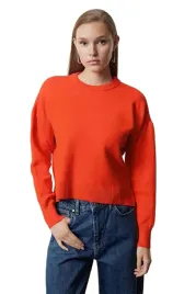 trendyol-damski-sweter-z-dlugim-rekawem-w-kolorze-pomaranczowym-s-5ea