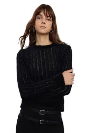trendyol-czarny-sweter-damski-z-faktura-i-dlugim-rekawem-m-5ea