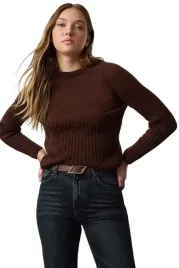 trendyol-brazowy-sweter-damski-z-faktura-i-dlugim-rekawem-s-5ea