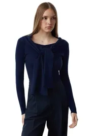 trendyol-granatowy-dopasowany-sweter-z-wiazaniem-przy-dekolcie-s-5ea