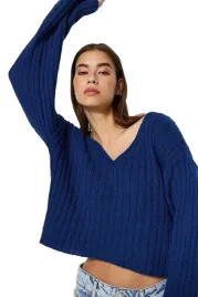 trendyol-sweter-damski-bezowy-z-kolnierzykiem-i-guzikami-l-5ea