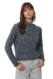 trendyol-sweter-damski-melanzowy-z-golfem-i-guzikami-m-5ea