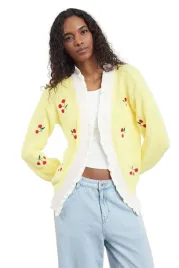 trendyol-sweter-damski-zolty-z-haftem-i-falbana-na-dekolcie-m-5ea
