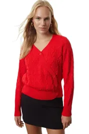 trendyol-czerwony-sweter-damski-warkoczowy-zapinany-na-guziki-m-5ea