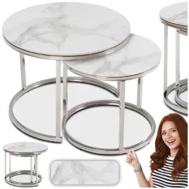 stolik-kawowy-okragly-zestaw-2w1-lawa-glamour-marmur-bialy-srebrny-amara