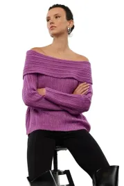 trendyol-sweter-damski-fioletowy-z-falbana-na-dekolcie-m-5ea