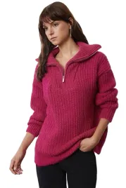 trendyol-sweter-damski-rozowy-z-zamkiem-i-faktura-m-5ea