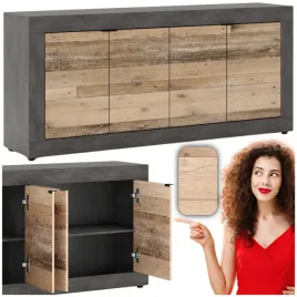 komoda-drewniana-do-salonu-przedpokoj-biura-vintage-dab-grafit-blago-180-cm