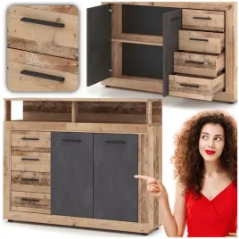komoda-z-szufladami-do-salonu-przedpokoju-drewniana-dab-grafit-blago-120-cm