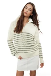 trendyol-sweter-damski-w-paski-z-zamkiem-i-warkoczowym-wzorem-m-5ea