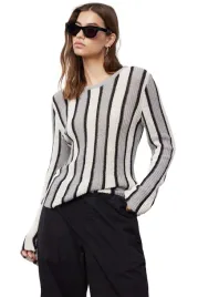 trendyol-sweter-damski-w-paski-z-dlugim-rekawem-do-bioder-m-5ea