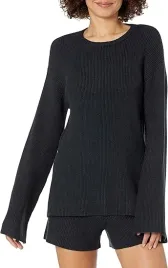 the-drop-czarny-sweter-z-dlugimi-rekawami-i-ozdobnymi-rozcieciami-xs-7aa