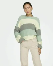 only-sweter-damski-w-paski-kolorowy-luzny-casual-s-7aa