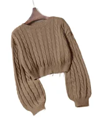 sweter-damski-bezowy-z-warkoczowym-wzorem-krotki-m-1la