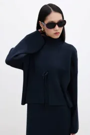 sweter-damski-z-golfem-i-wiazaniem-w-kolorze-granatowym-m-l-5ga