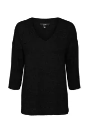 czarny-sweter-damski-z-dekoltem-v-z-rekawem-3-4-s-5ga