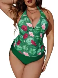 shein-plus-size-stroj-kapielowy-zielony-46-v9h