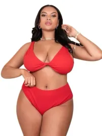 shein-plus-size-stroj-kapielowy-czerwony-46-lfi