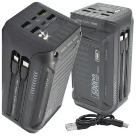 mocny-powerbank-power-bank-z-kablami-50000mah-4xusb-usb-c-szybkie-ladowanie