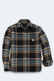 koszula-flanelowa-carhartt-midweight-pleid-black