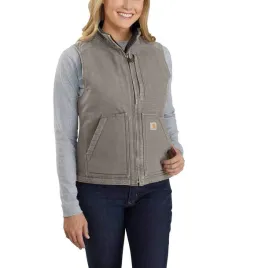 damska-kamizelka-carhartt-sherpa-lined-mock-grey