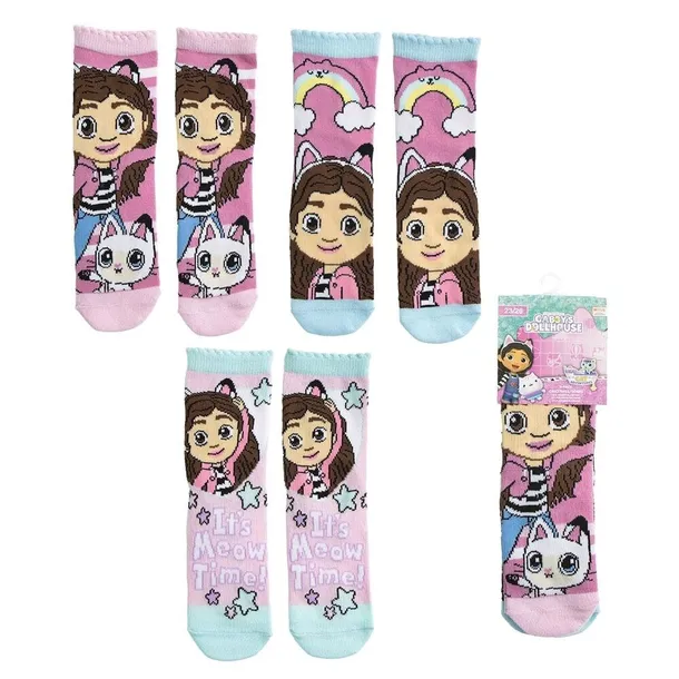 gabbys-doll-house-pack-3-assorted-socks