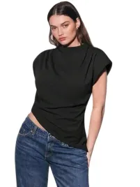 shein-czarna-bluzka-z-krotkim-rekawem-i-stojka-gladka-plus-50-1hb
