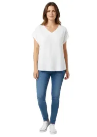 only-biala-bluzka-z-dekoltem-v-i-krotkim-rekawem-xs-6ba