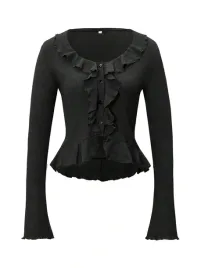 shein-czarna-bluzka-dopasowana-z-falbanami-i-dekoltem-serek-m-1kb