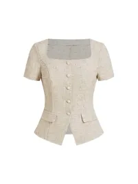 shein-bezowa-bluzka-z-krotkim-rekawem-zapinana-na-guziki-40-42-1-c