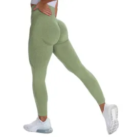 leginsy-do-cwiczen-podkreslajace-posladki-s-khaki-l011