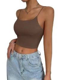 shein-brazowy-top-na-ramiaczkach-z-klamra-tyl-40-42-1ja