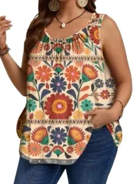 emery-rose-plus-size-top-damski-wielokolorowy-we-wzor-50-1bc