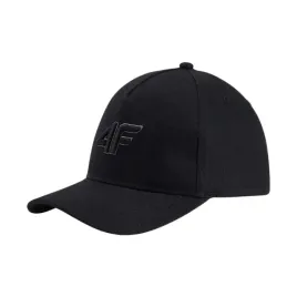 czapka-z-daszkiem-dziecieca-4f-czarna-sportowa-regulowana-bawelniana