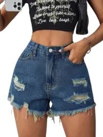 shein-krotkie-jeansowe-spodenki-z-przetarciami-i-fredzlami-40-42-1ha