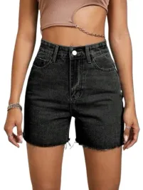 shein-czarne-jeansowe-krotkie-spodenki-z-postrzepianym-dolem-40-42-1ha