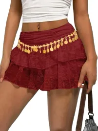 shein-krotkie-bordowe-spodenki-z-falbanami-i-koronka-m-1ka