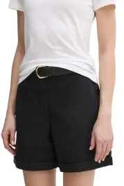 tommy-hilfiger-czarne-spodenki-jeansowe-z-wywijanym-dolem-38-j9a
