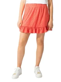 vero-moda-pomaranczowy-mini-spodnica-z-azurowym-wzorem-i-falbana-xs-j7a