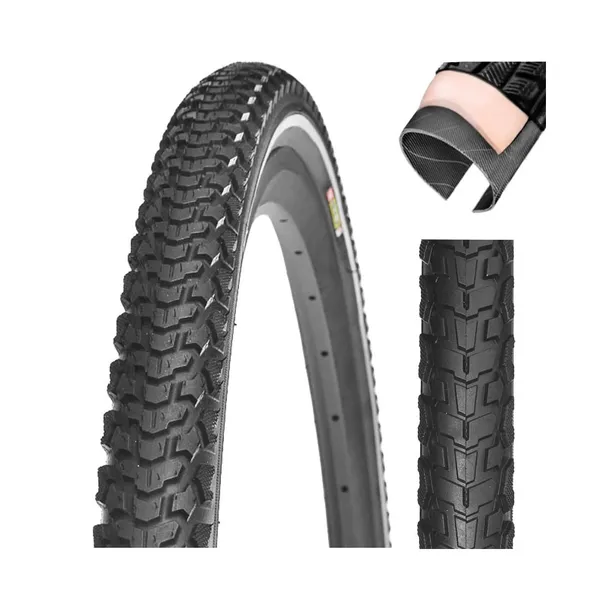 Opona rowerowa 28" TRC 700x38C 40-622 WKŁADKA ANTYPRZEBICIOWA pasek odblask