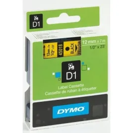 tasma-dymo-d1-12mm-7m-zolta-czarny-tekst
