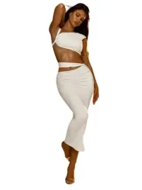 shein-komplet-damski-ecru-gladki-top-i-spodnica-midi-xs-1ha
