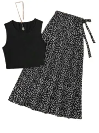 shein-komplet-damski-czarny-top-i-spodnica-w-drobne-kwiaty-40-42-1ha