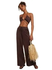 shein-komplet-damski-top-z-wiazaniem-i-luzne-spodnie-brazowe-38-1jc